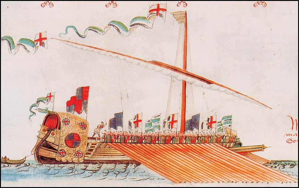 The Galley Subtle, a galleass built at Smallhythe Kent