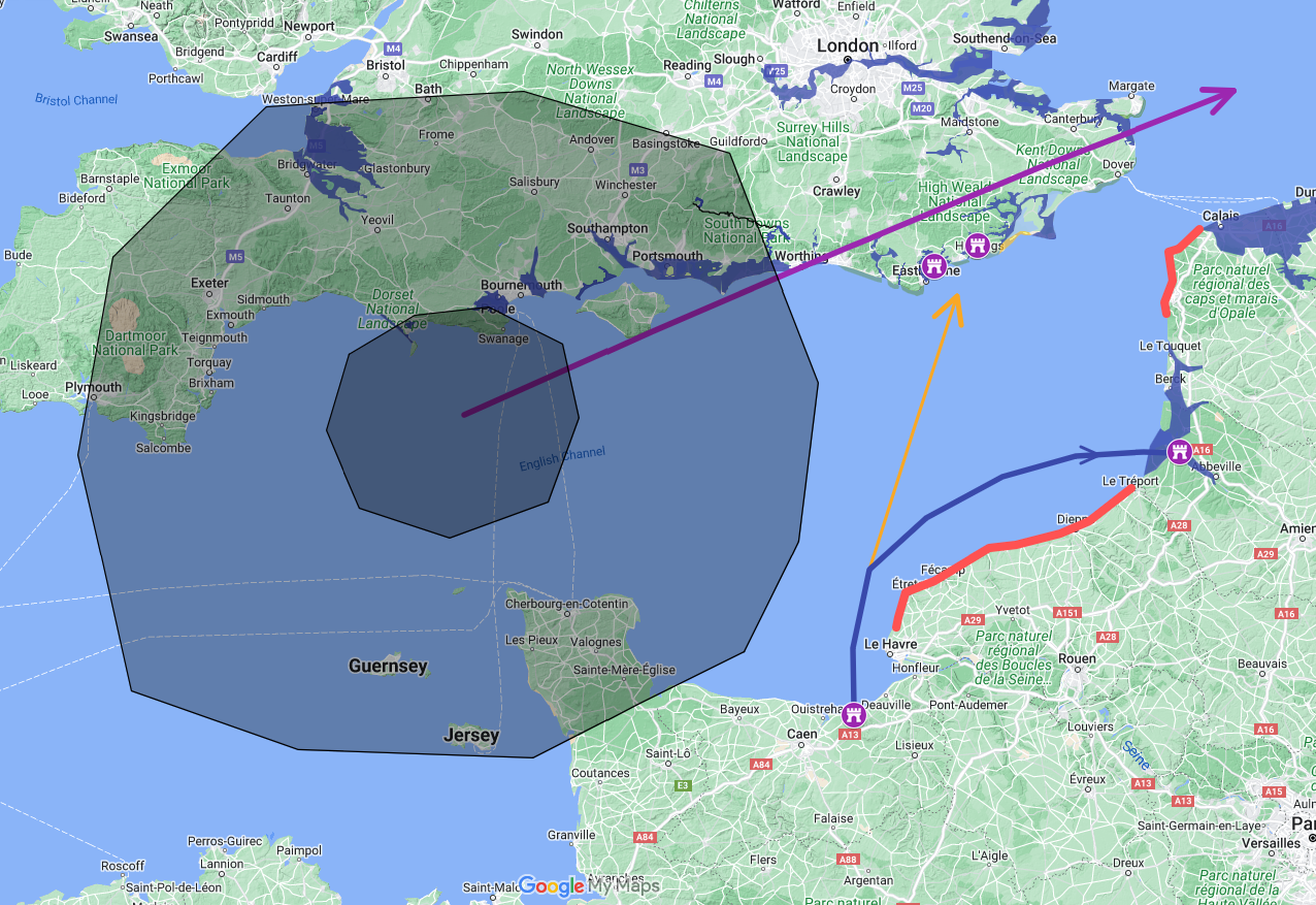 Channel storm in 1066AD