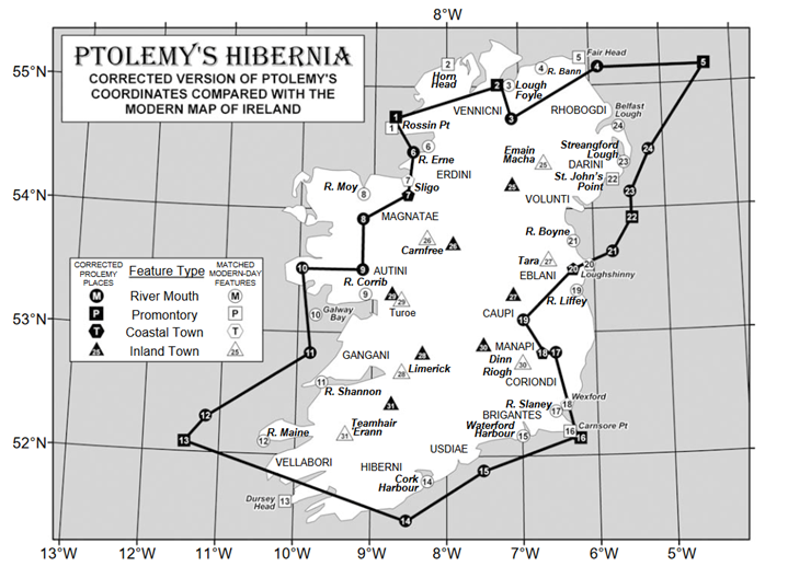 Map of Hibernia - Darcy and Flynn