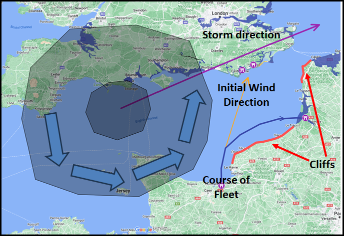 Channel storm in 1066AD