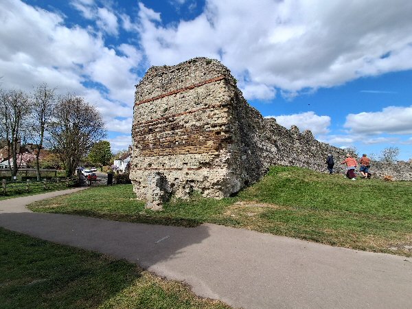The Massive West Gate of the Fort