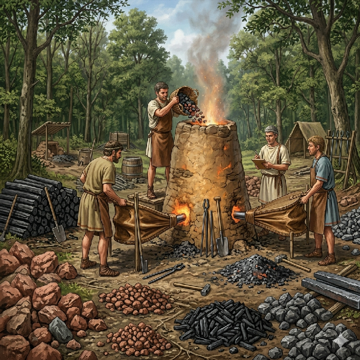 Roman bloomery in the Weald