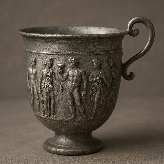 Representation of a Roman Pewter Cup