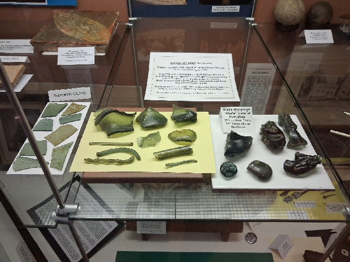 An example of Waldglas from Battle Museum
