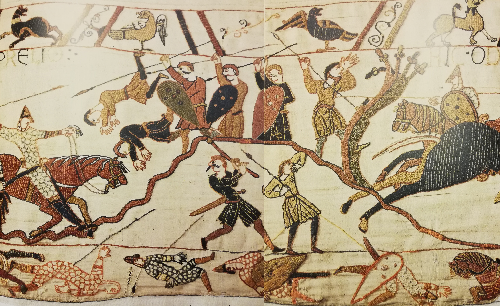 Senlac Hill in the Bayeux Tapestry